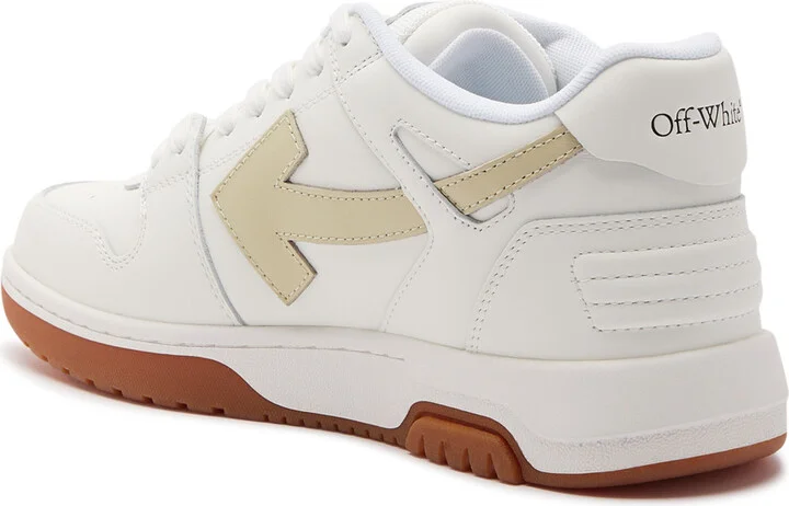 Off-white Out Of Office Panelled Leather Sneakers - Image 2