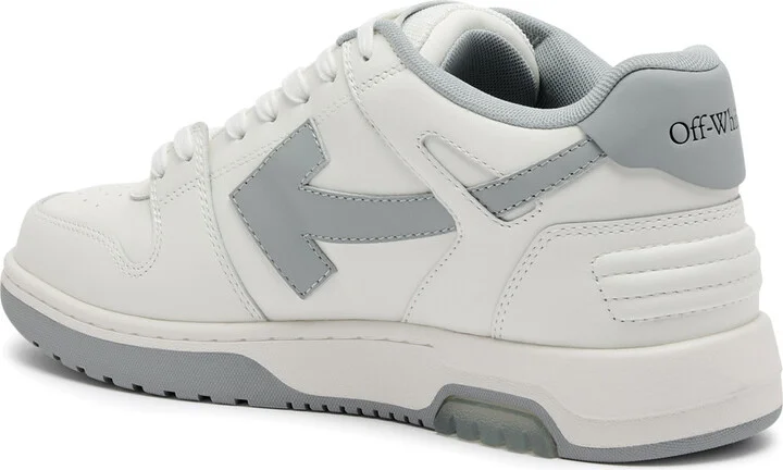 Off-white Out Of Office Panelled Leather Sneakers - Image 2