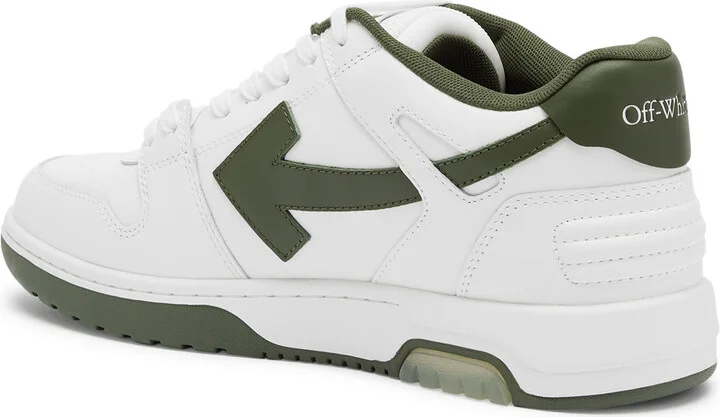 Off-white Out Of Office Panelled Leather Sneakers - Image 2