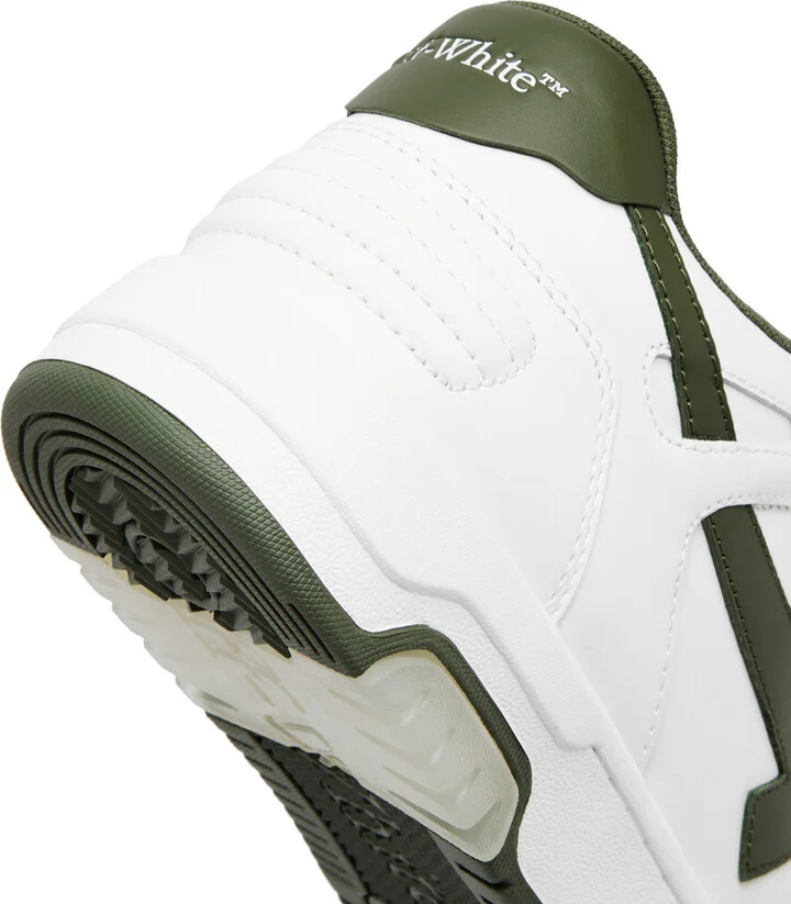 Off-white Out Of Office Panelled Leather Sneakers - Image 4