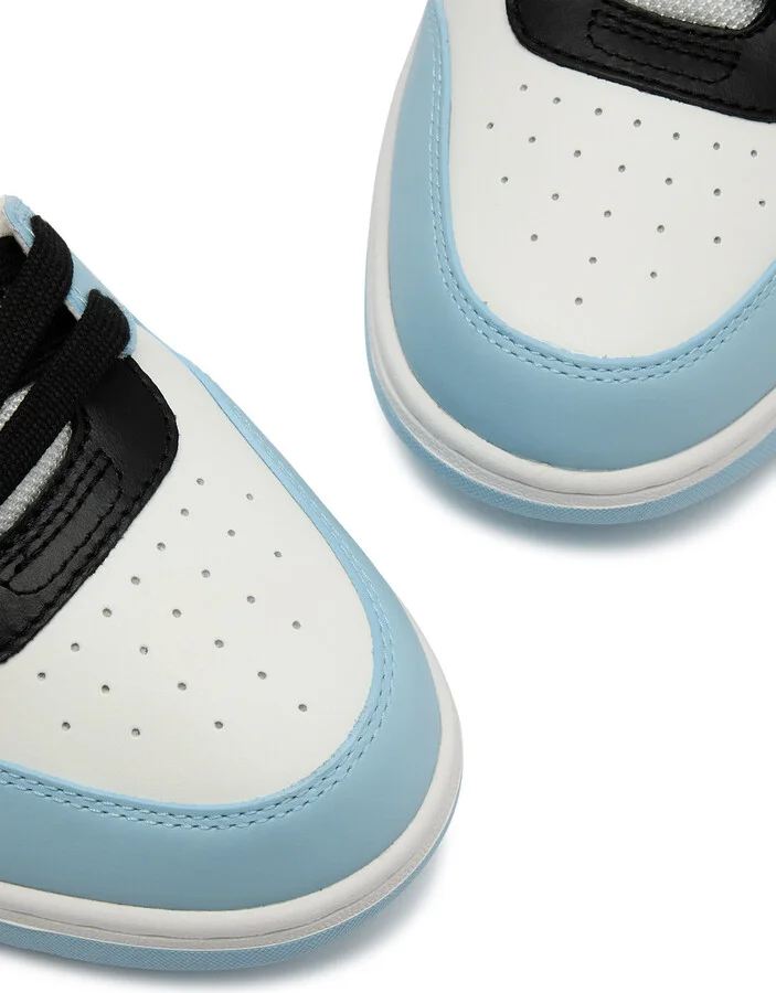 Off-white Out Of Office Panelled Leather Sneakers - Image 3