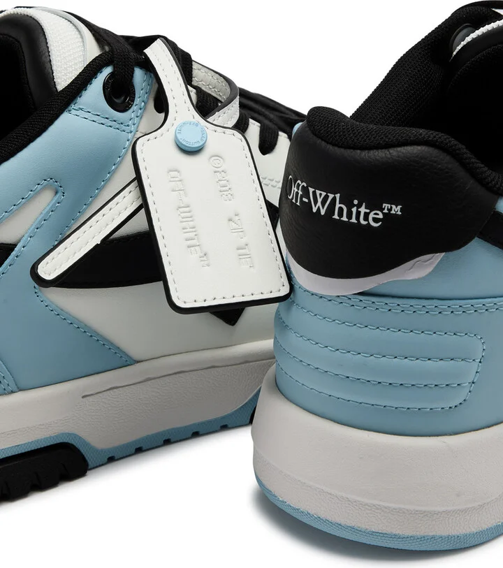 Off-white Out Of Office Panelled Leather Sneakers - Image 4