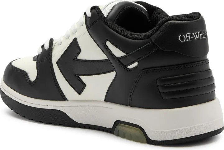 Off-white Out Of Office Panelled Leather Sneakers - Image 2