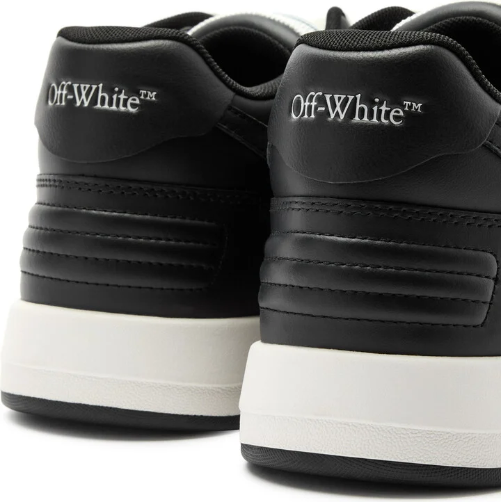 Off-white Out Of Office Panelled Leather Sneakers - Image 4