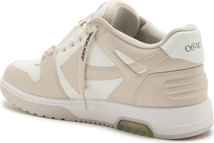 Off-white Out Of Office Panelled Leather Sneakers - Image 2