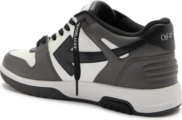 Off-white Out Of Office Panelled Leather Sneakers - Image 2