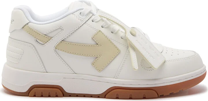 Off-white Out Of Office Panelled Leather Sneakers