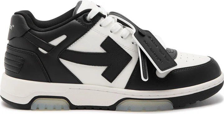 Off-white Out Of Office Panelled Leather Sneakers