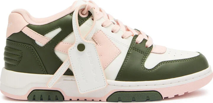 Off-white Out Of Office Panelled Leather Sneakers