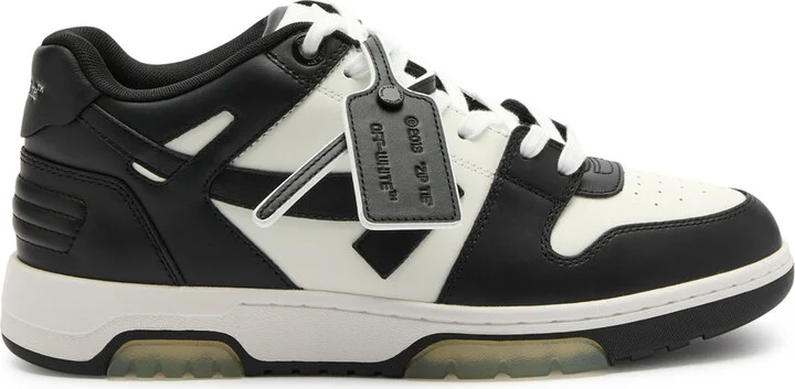Off-white Out Of Office Panelled Leather Sneakers
