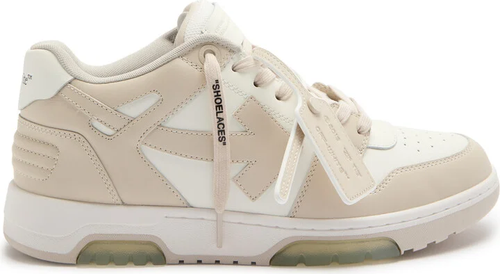 Off-white Out Of Office Panelled Leather Sneakers