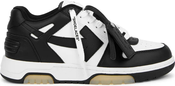 Off-white Out Of Office Panelled Leather Sneakers