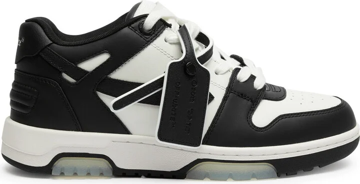 Off-white Out Of Office Panelled Leather Sneakers