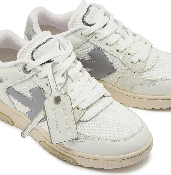 Off-white Out Of Office Panelled Mesh Sneakers - Image 3