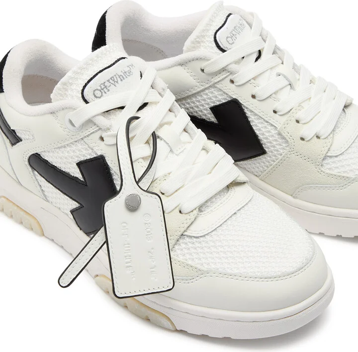 Off-white Out Of Office Panelled Mesh Sneakers - Image 7