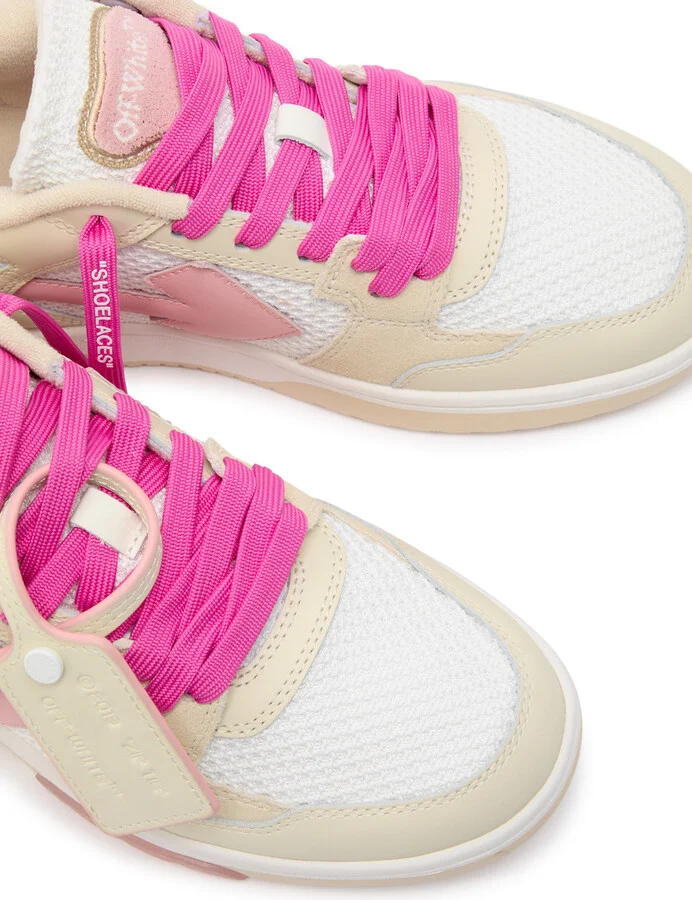 Off-white Out Of Office Panelled Mesh Sneakers - Image 3