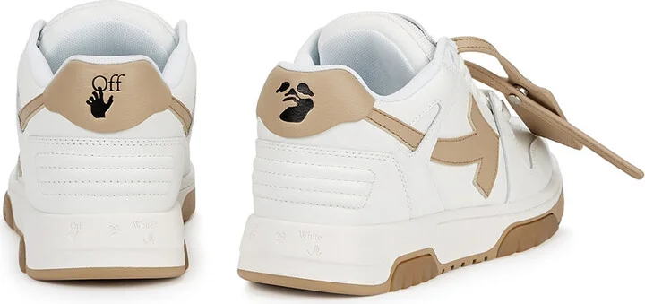 Off-white Out of Office White Leather Sneakers - Image 3