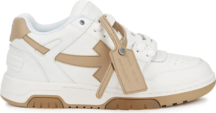 Off-white Out of Office White Leather Sneakers