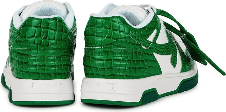 Off-white Out Of Office White Panelled Leather Sneakers - Image 3