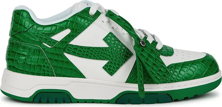 Off-white Out Of Office White Panelled Leather Sneakers
