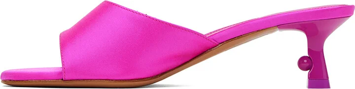 Off-White Pink Pop Lollipop Mules - Image 3