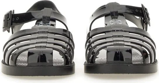 Off-White Sandal With Logo - Image 4