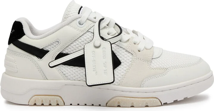 Off-white Slim Out Of Office Panelled Mesh Sneakers