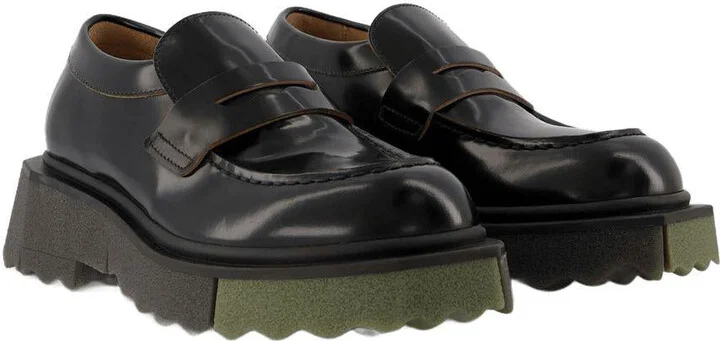 Off-White Sponge Loafer Ankle Boots - Image 2