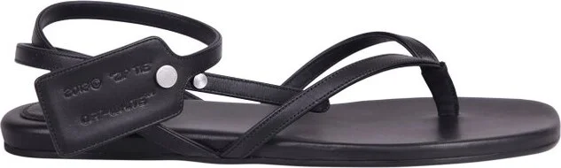 Off-White Strapped Thong Sandals