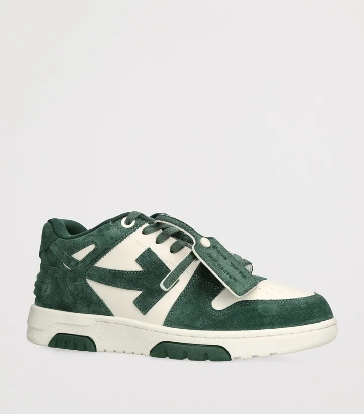 Off-White Suede Out of Office Sneakers - Image 3