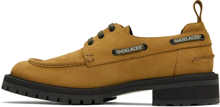 Off-White Tan San Diego Loafers - Image 3