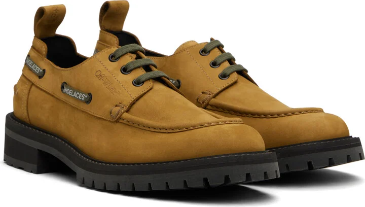 Off-White Tan San Diego Loafers - Image 4