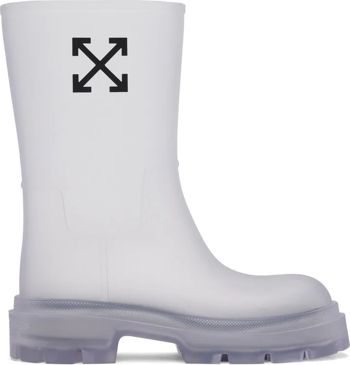 Off-White Transparent Black Arrow Reboot Boots