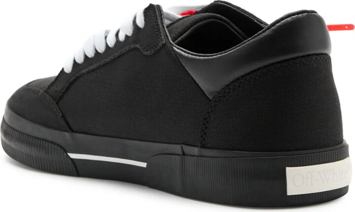 Off-white Vulcanized Logo Canvas Sneakers - Image 2