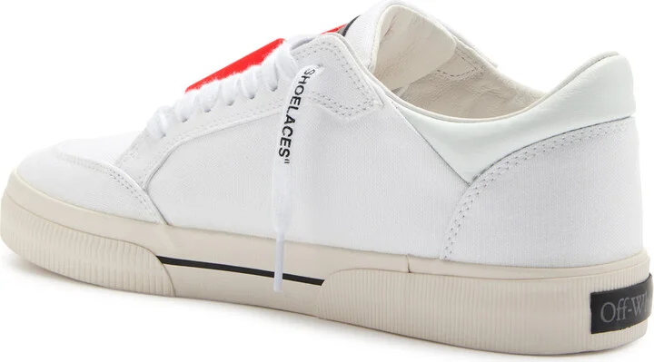 Off-white Vulcanized Logo Canvas Sneakers - Image 2
