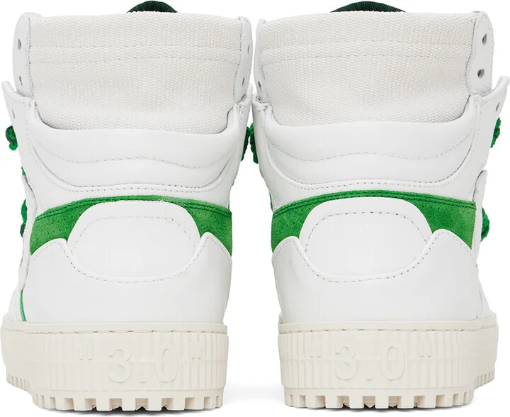 Off-White White & Green 3.0 Off Court Sneakers - Image 2