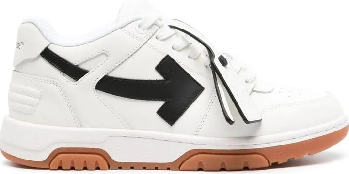 Off-White White Leather Sneakers