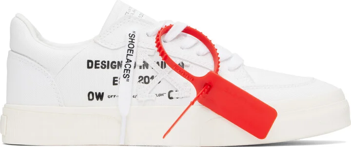 Off-White White New Low Vulcanized Animation Sneakers