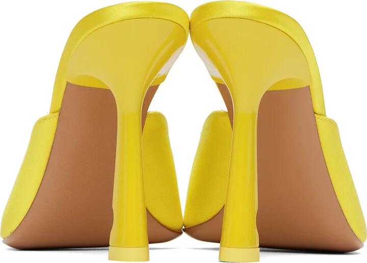 Off-White Yellow Pop Lollipop Mules - Image 2