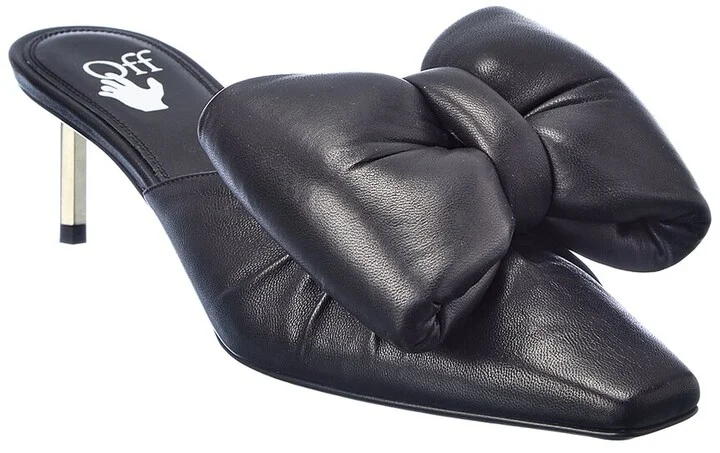 Off-White™ Bow Allen Sabot Leather Pump