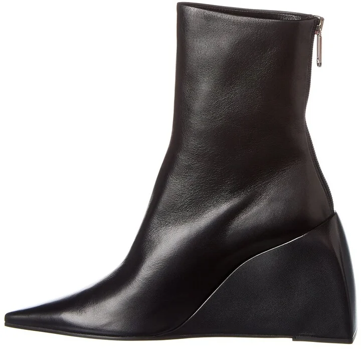 Off-White™ Dolls Leather Wedge Boot - Image 2