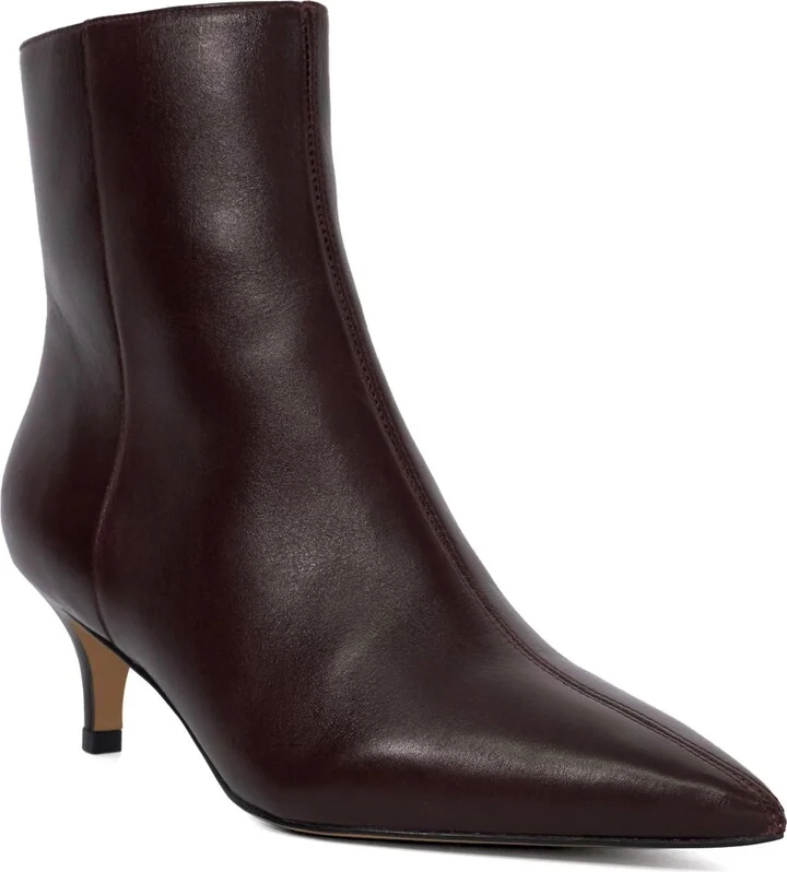 Offer Pointed Toe Kitten Heel Bootie