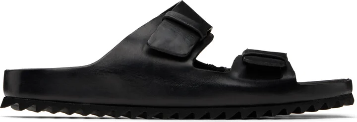 Officine Creative Black Agorà 010 Sandals