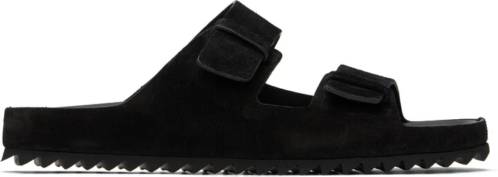 Officine Creative Black Agorà 010 Sandals