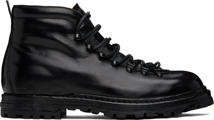 Officine Creative Black Artik 001 Boots