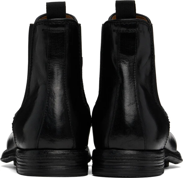 Officine Creative Black Balance 008 Chelsea Boots - Image 2