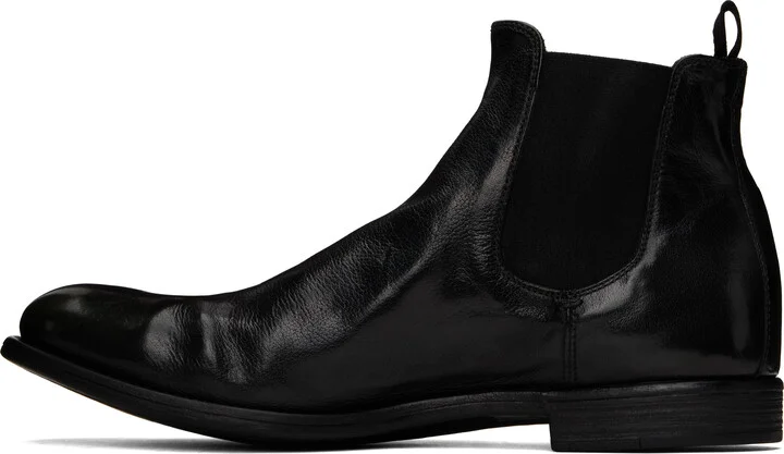 Officine Creative Black Chronicle 123 Chelsea Boots - Image 3