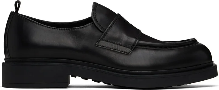 Officine Creative Black Engineer 001 Loafers