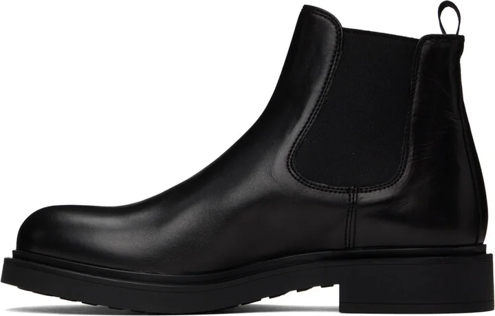 Officine Creative Black Engineer 006 Chelsea Boots - Image 3