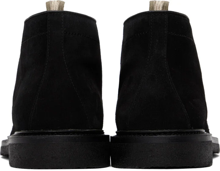 Officine Creative Black Hopkins Crepe 114 Desert Boots - Image 2